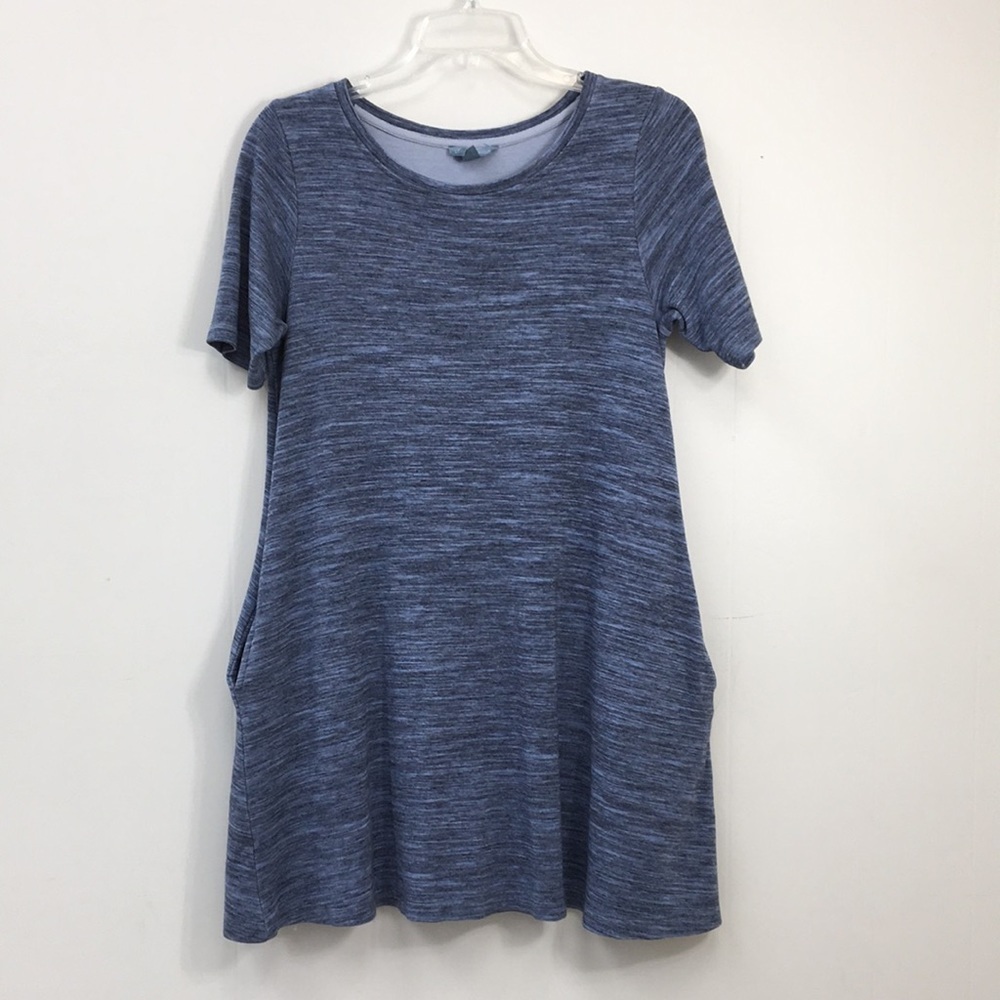 Fleur Bleue Women's Short Sleeve Tunic Tee Dress Size M EXCELLENT Condition